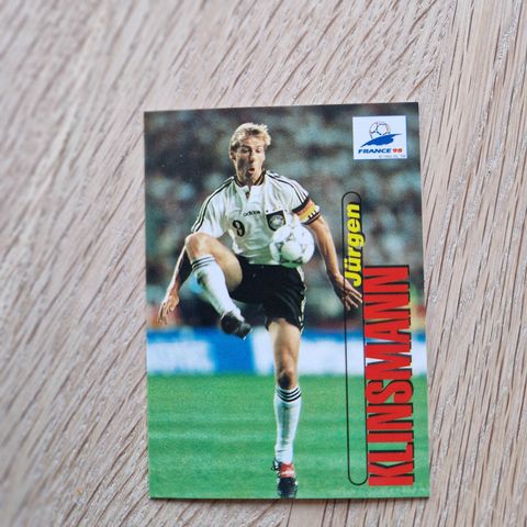 Jürgen Klinsmann Tyskland WC France 1998 Panini