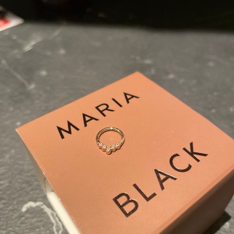 Tiara Clicker Maria Black - 14K gull og labgrown diamonds