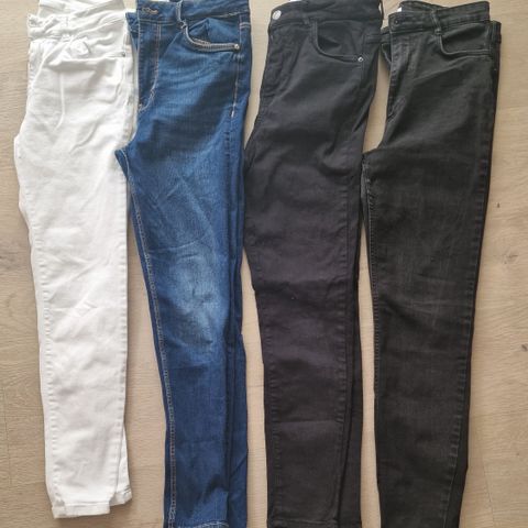 Zara denim bukser i str. 40