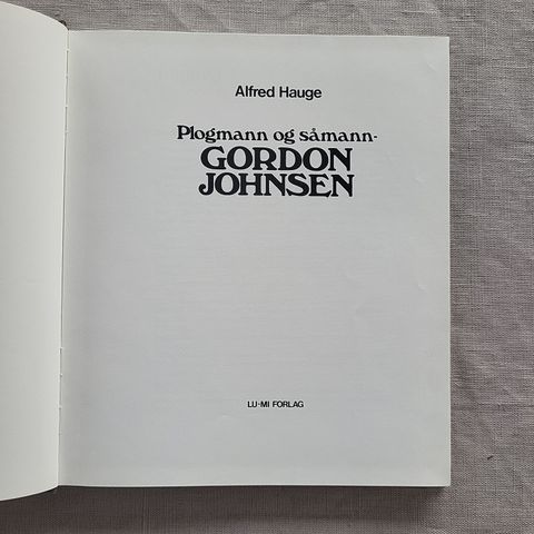 Plogmann og såmann - Gordon Johnson