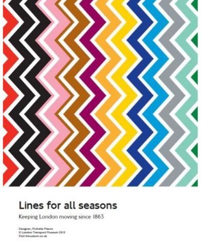 London plakat - Lines for all seasons