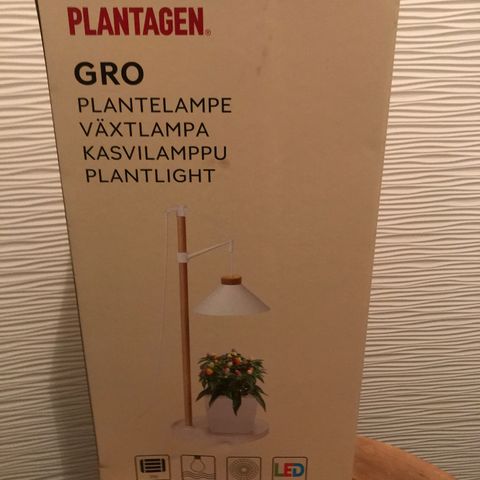 Lampe, blomster