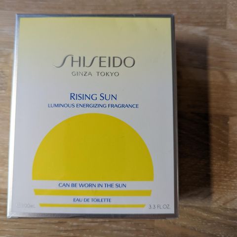 Uåpnet Shiseido rising sun parfyme 100ml