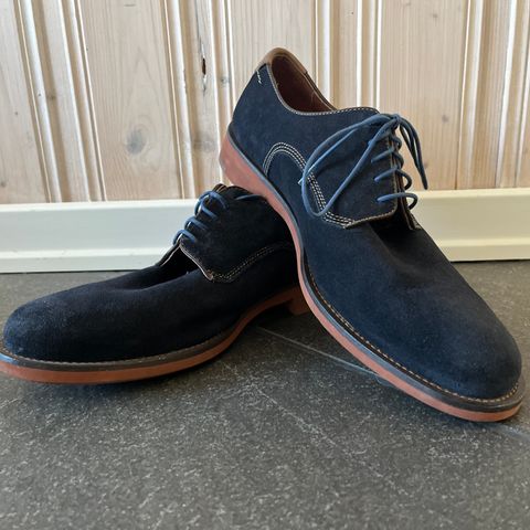 Blue suede shoes str 43 fra USA