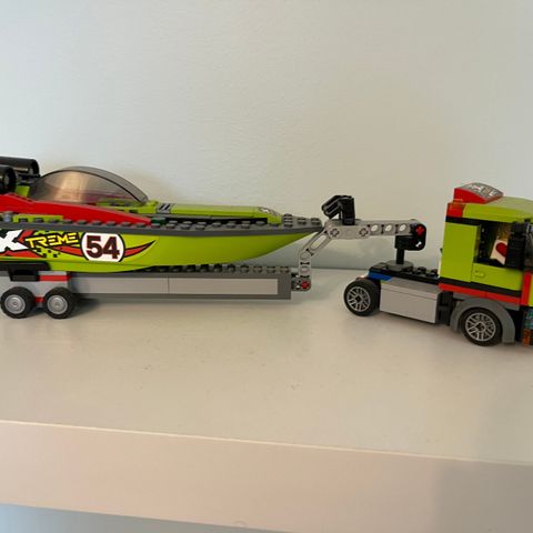 Lego - truck, tilhenger + båt