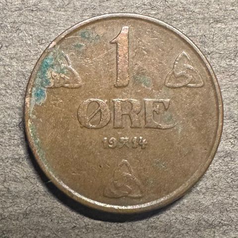 1 ØRE 1914 ( 3052 AN)