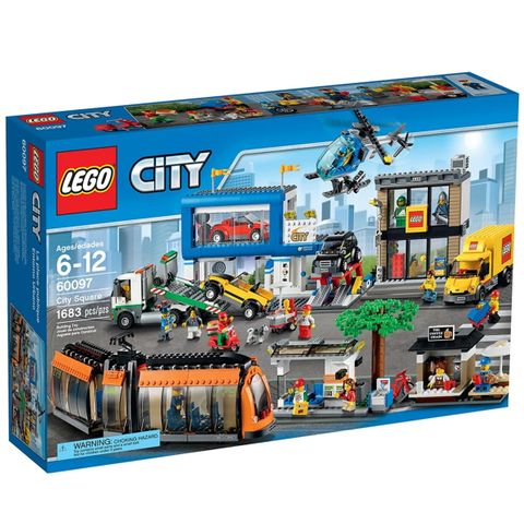 LEGO City Square 60097, uåpnet sett