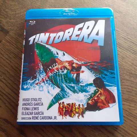 TINTORERA - TIGER  SHARK. BLU-RAY. MEXICANSK JAWS RIP-OFF. 1977.