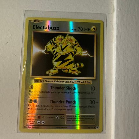 Electabuzz [Reverse Holo] #41 Pokemon Evolutions