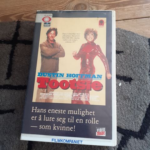 TOOTSIE. NORSK BIG BOX VHS UTLEIEFILM.