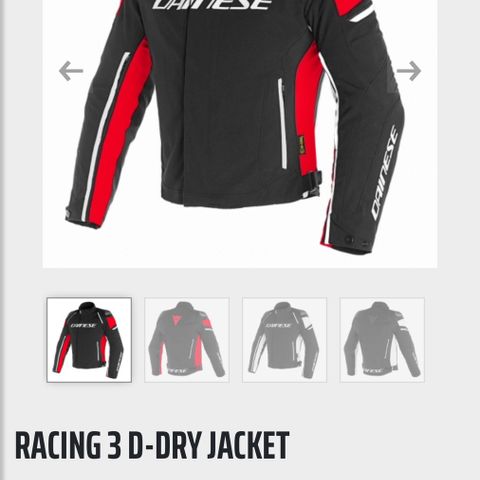 Dainese Racind 3 D-Dry | Ryggbeskyttelse