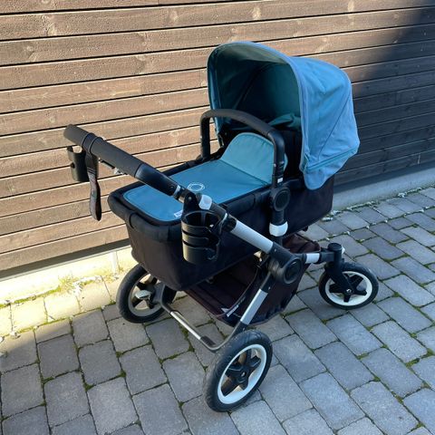 Bugaboo Buffalo med trilleveske for fly, mye utstyr