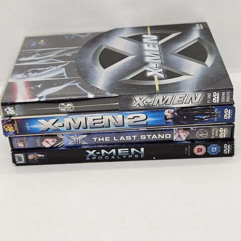 4 stk X-Men dvder