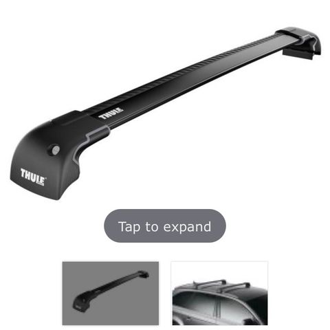 Thule wingbar edge med skistativ