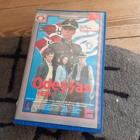 ODESSAS HEVN. NORSK BIG BOX VHS UTLEIEFILM.