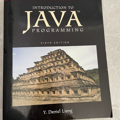 Introduction to JAVA programming 6th edition