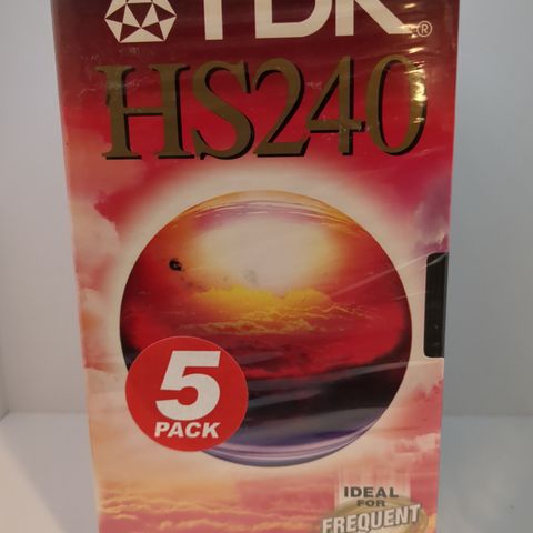 TDK HS240 VHS kassetter selges!