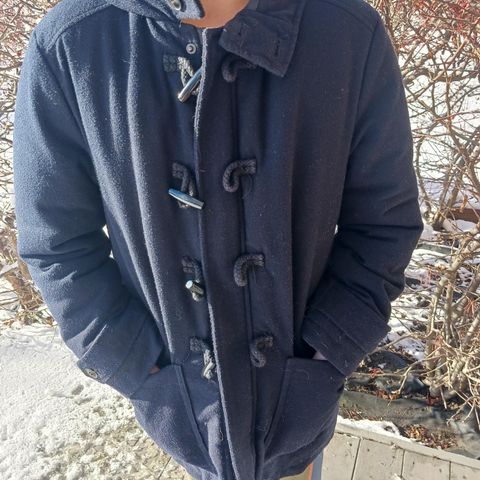 Duffel coat jakke i  størrelse 134