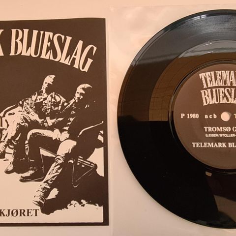 Telemark Blueslag Tromsø 7" singel  STRØKENT EKSEMPLAR.