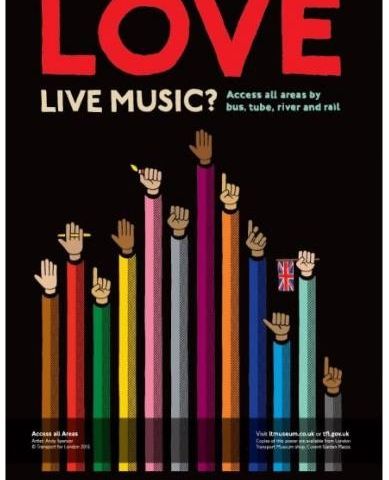 London plakat - Love Live music