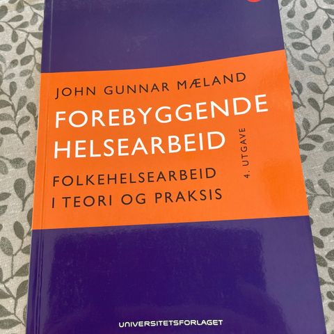 Boken Forebyggende helsearbeid