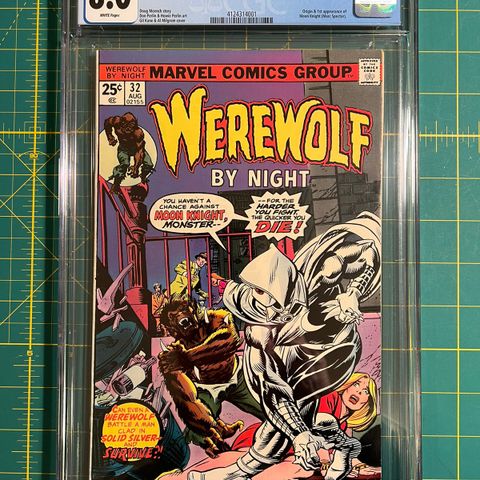 comic Werewolf by Night 32  CGC 8.0