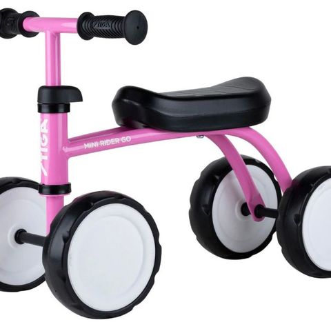 Stiga firehjuling rosa sykkel barn