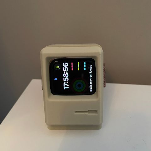 Stilig Applewatch Lader Macintosh stil!