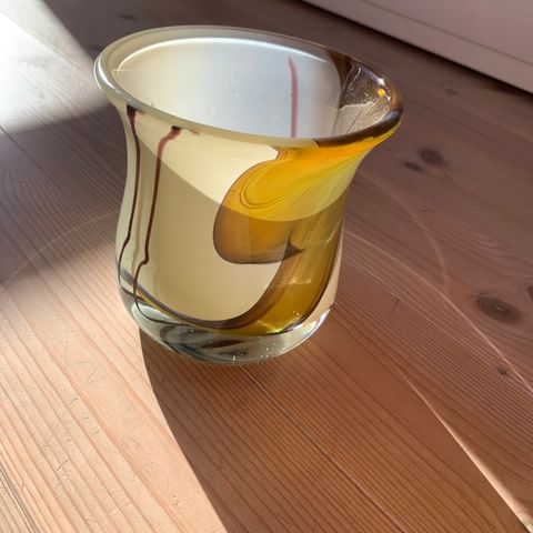 Randsfjord T. Torgersen vase / krukke i glass