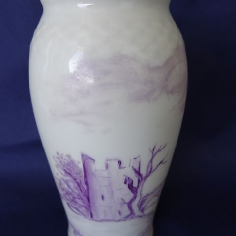 Bing & Grøndahl, håndmalt liten vase