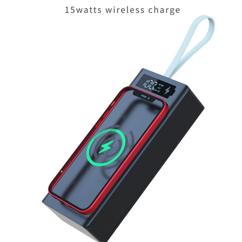 Powerbank 40 000mAh Wireless Charge 16x18650 2500mAh