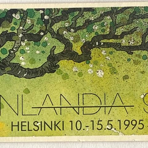 Finland 1993 Frimerkeutstillingen Finlandia'95. Frimerkehefte. Postfrisk