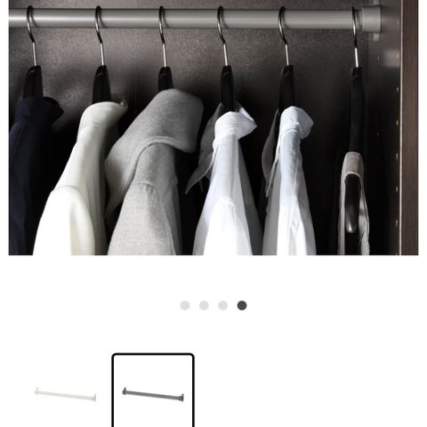 Garderobestang fra Ikea