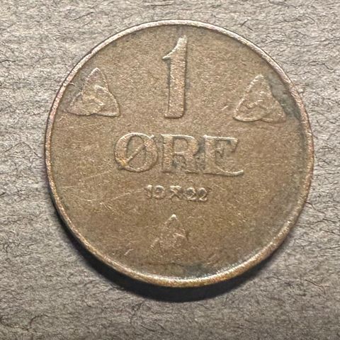 1 ØRE 1922 (3049 AN)