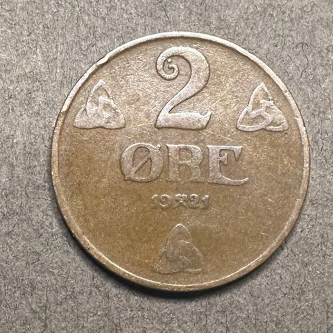 2 ØRE 1921 (3055 AN)