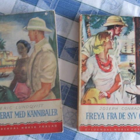 Kamerat med Kannibaler og Freya fra de syv øyer (Gyldendal 1951)