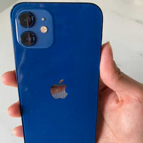 iPhone 12 blå i perfekt stand