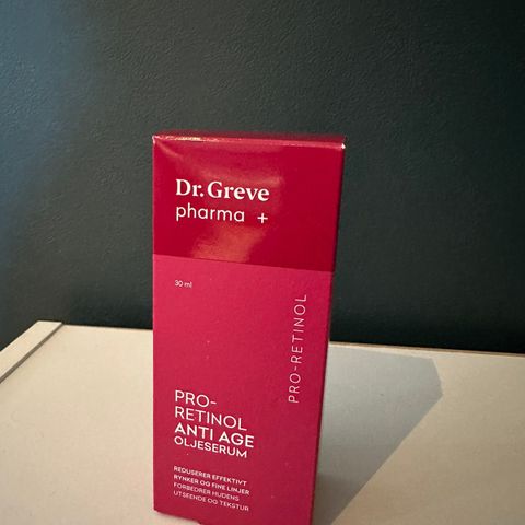 Dr. Greve Pharma Pro-retinol serum - uåpnet