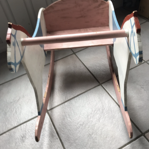 Gyngehest/stol fra 60 tallet