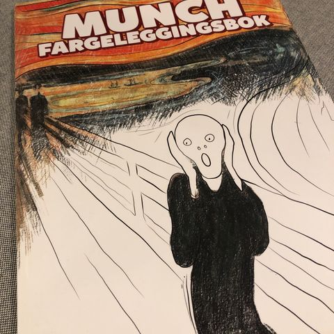 Edvard Munch fargeleggingsbok