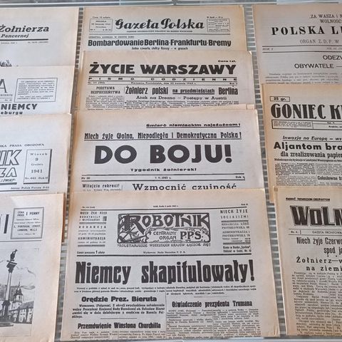 Polske aviser fra andre verdenskrig