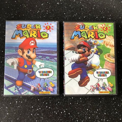 Super Mario1 og 2 (DVD) Norsk Tale