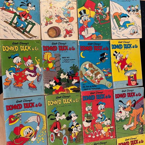 Donald Duck & Co tegneserier fra 1973 -19stk