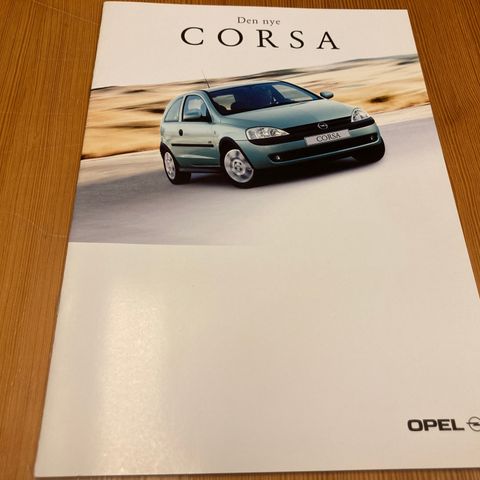 BILBROSJYRE - OPEL CORSA - 2000