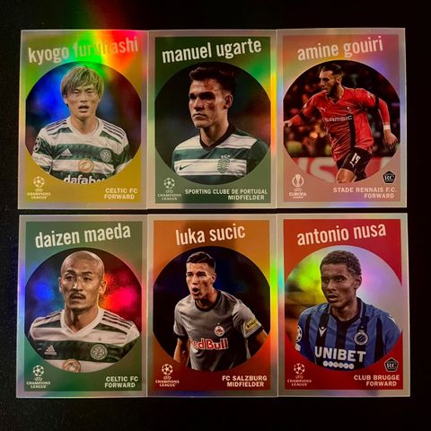 6x topps chrome inserts