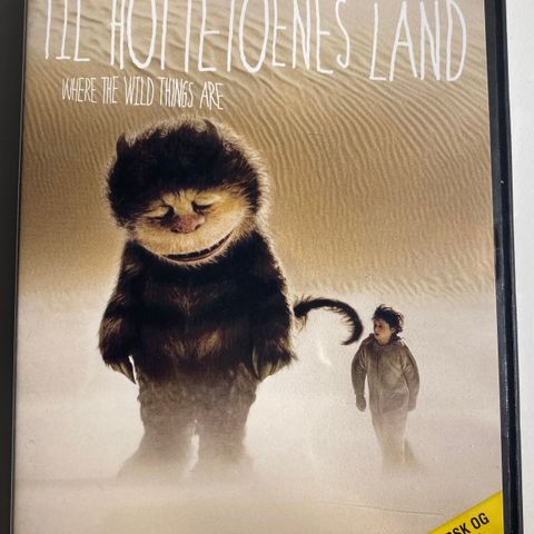 Til Huttetuenes land (DVD - 2009 - Spike Jonze) Norsk tekst og tale.