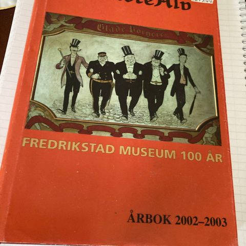 Mindre Alv.  Fredrikstad museum 100 år.  Årbok 2002-2003