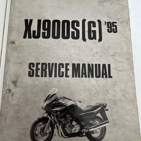 Yamaha XJ900S (G), 95 mod, orginal service manual