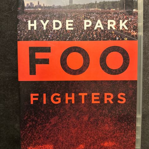FOO FIGHTERS DVD HYDE PARK musikk