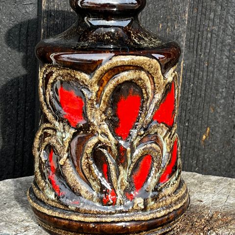 Retro Strehla keramikk vase